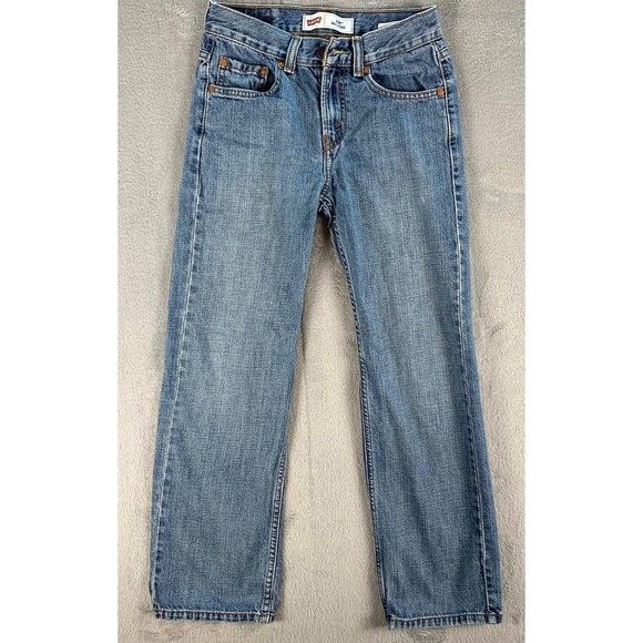 Levi's Other - Levi's 550 Relaxed Jeans Boys 12 Slim Blue Medium Wash‎ Cotton Denim 5550-951